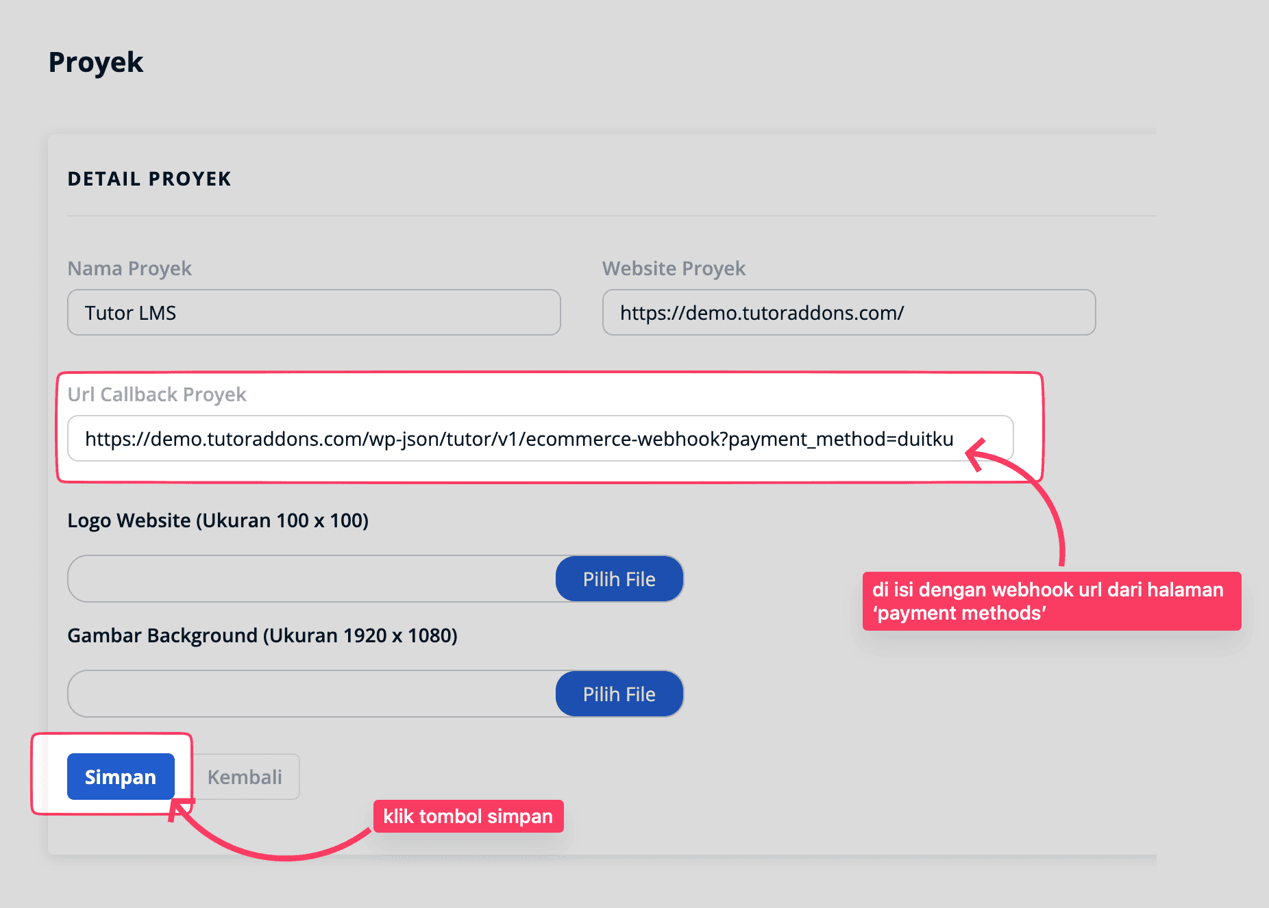 duitku detail proyek
